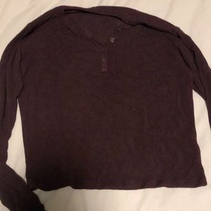 long sleeve brandy shirt